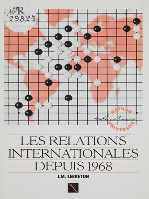 cover image of Les Relations internationales depuis 1968
